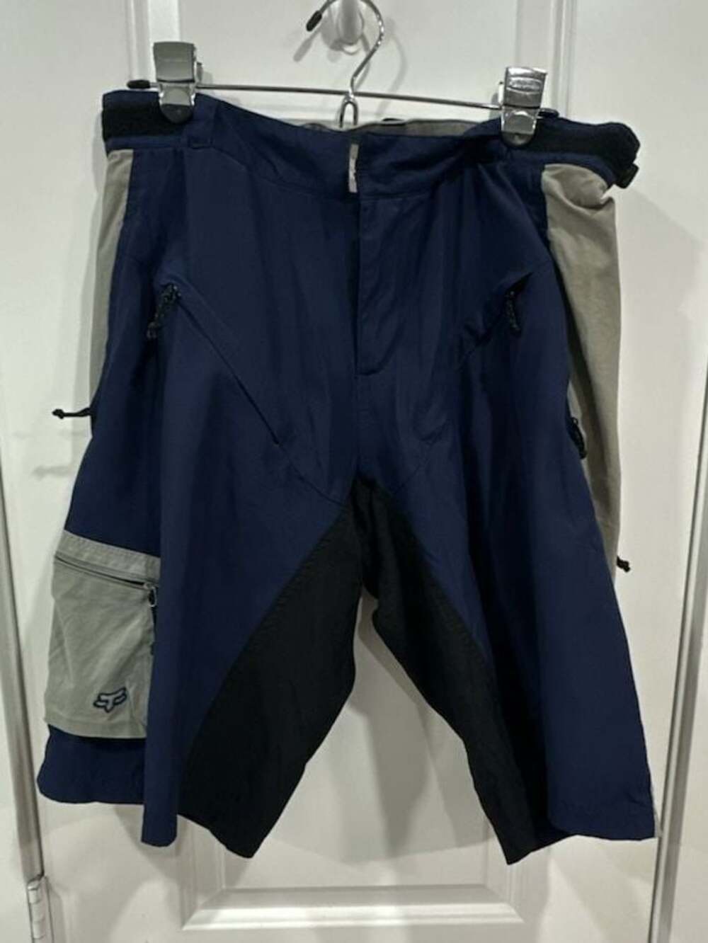 Fox Racing Mountain Bike Shorts Blue Gray Men's Size 34